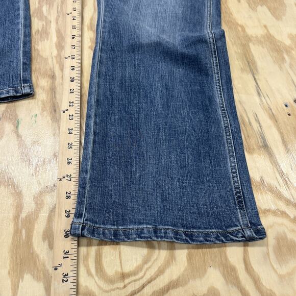 Wrangler Retro Relaxed Boot Cut Jeans Men's 38x30 Blue 5 Pocket Stretch Denim - Picture 10 of 13